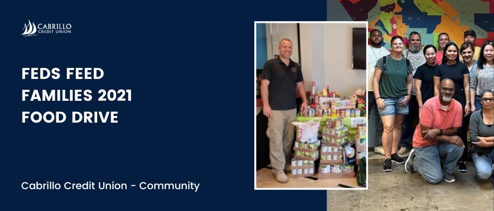 Cabrillo Credit Union Contributes to Feds Feed Families Food Drive 